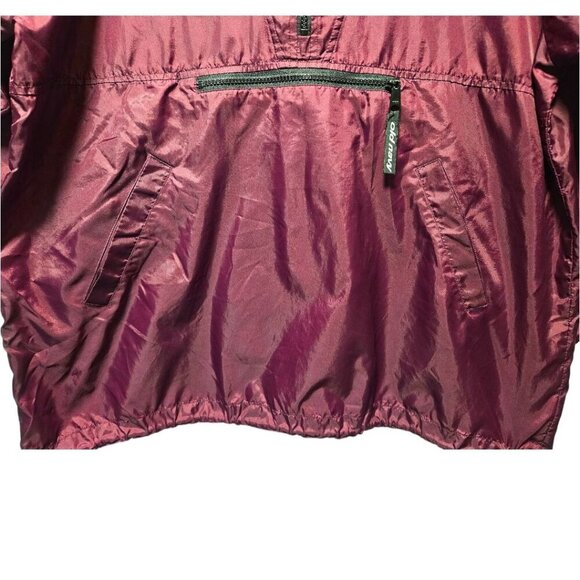 Vintage 90s Old Navy Packable Anorak Jacket With Hood & Pouch Storage - Picture 4 of 13